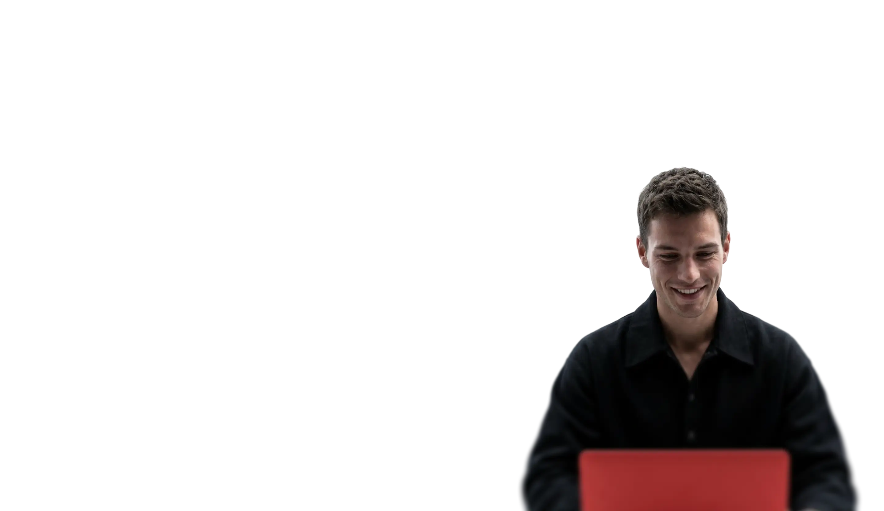 person using the Axi trading platform on a laptop